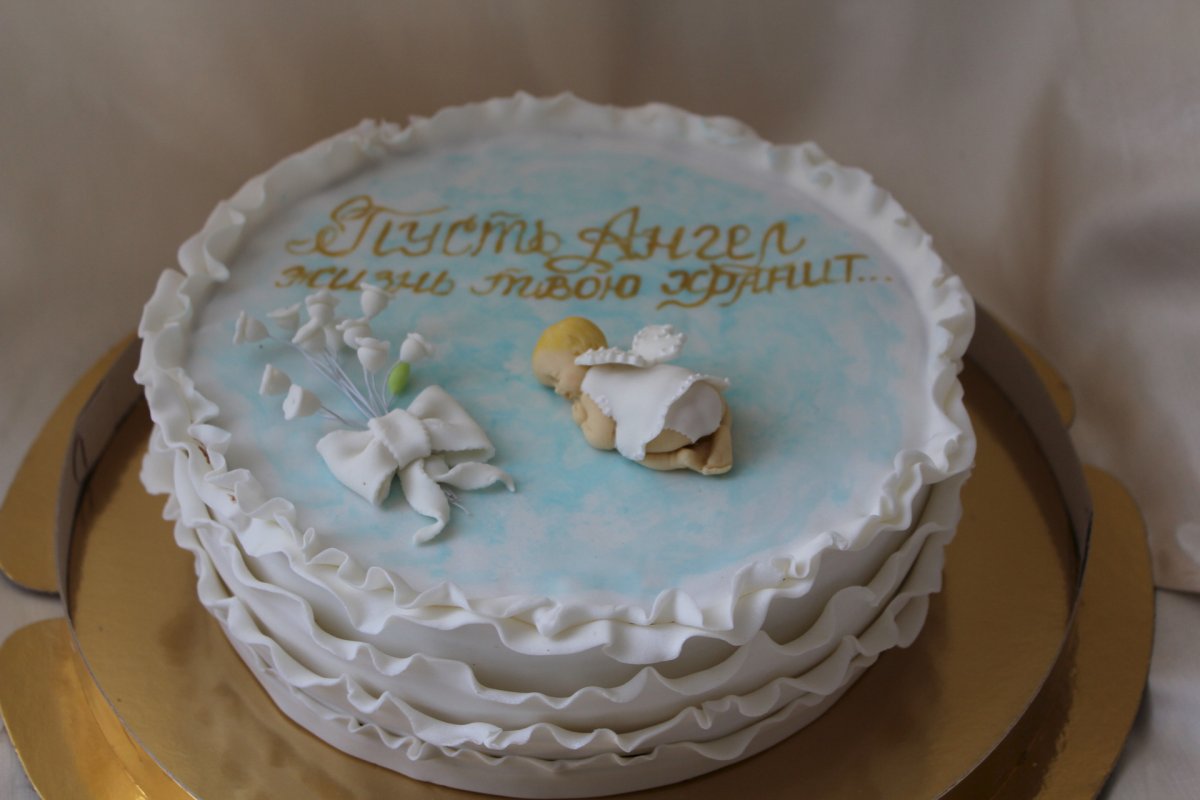 Торт в деревенском стиле