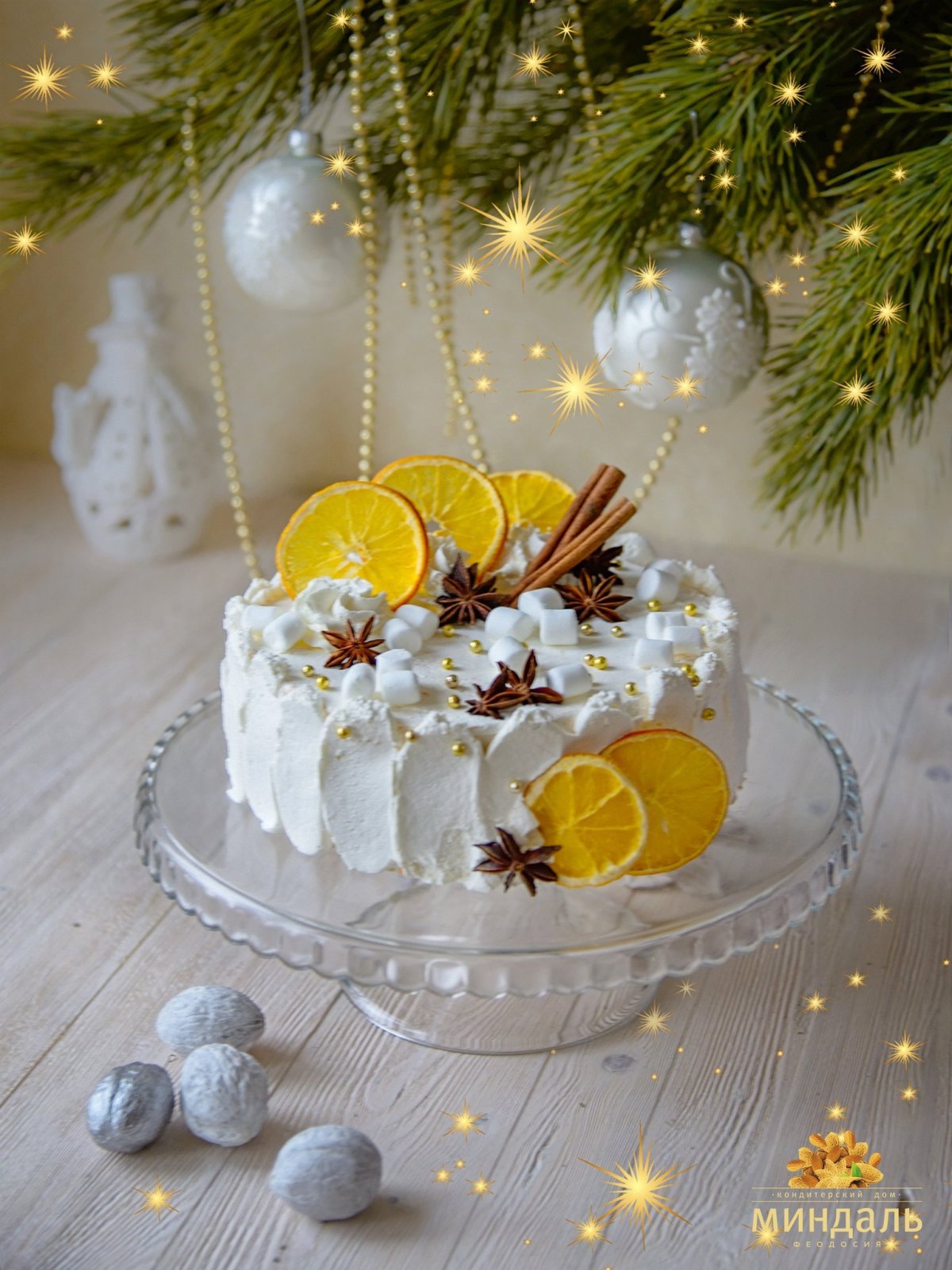Украсить торт рафаэлками