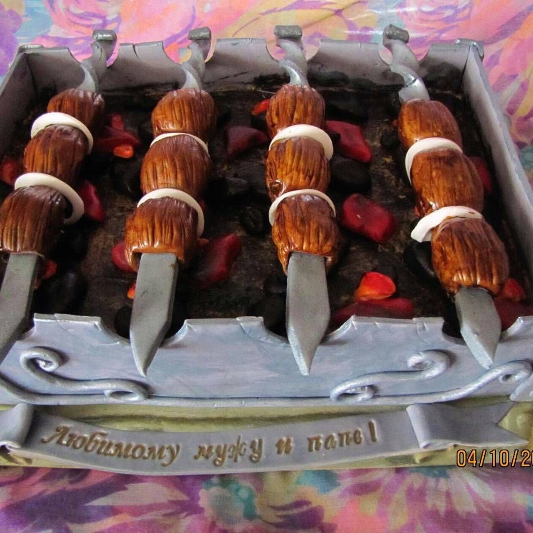 Торт из шашлыка