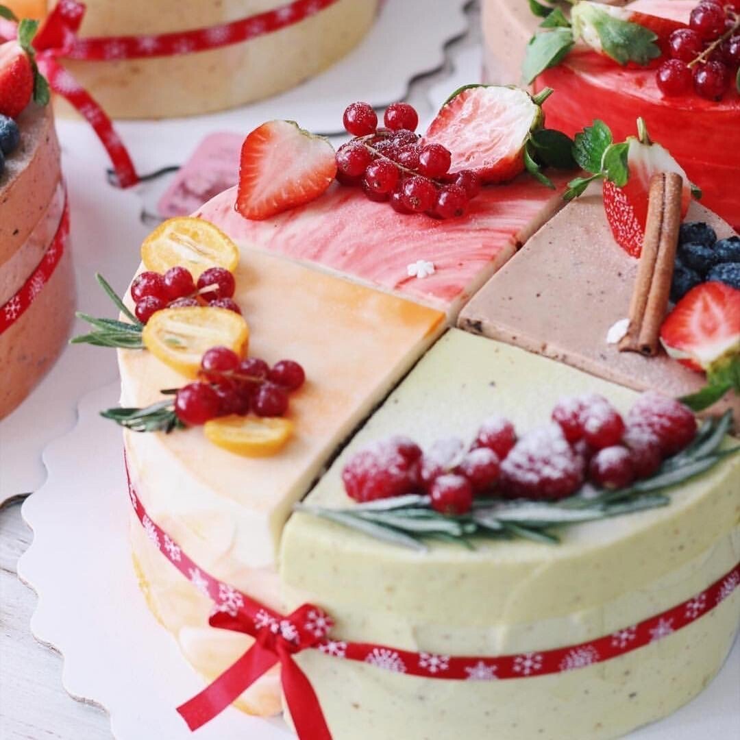 Манго маракуйя белый шоколад торт