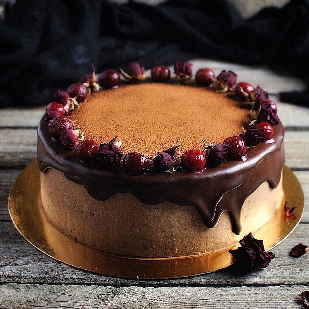Торт "чёрный лес" (Black Forest Cake)
