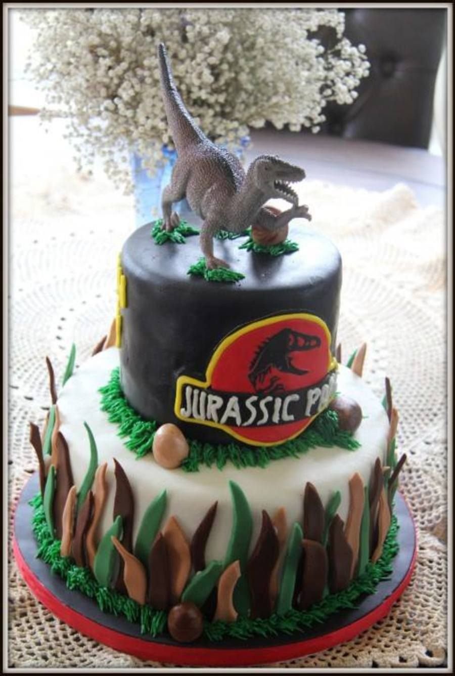 Торт Jurassic Park LEGO