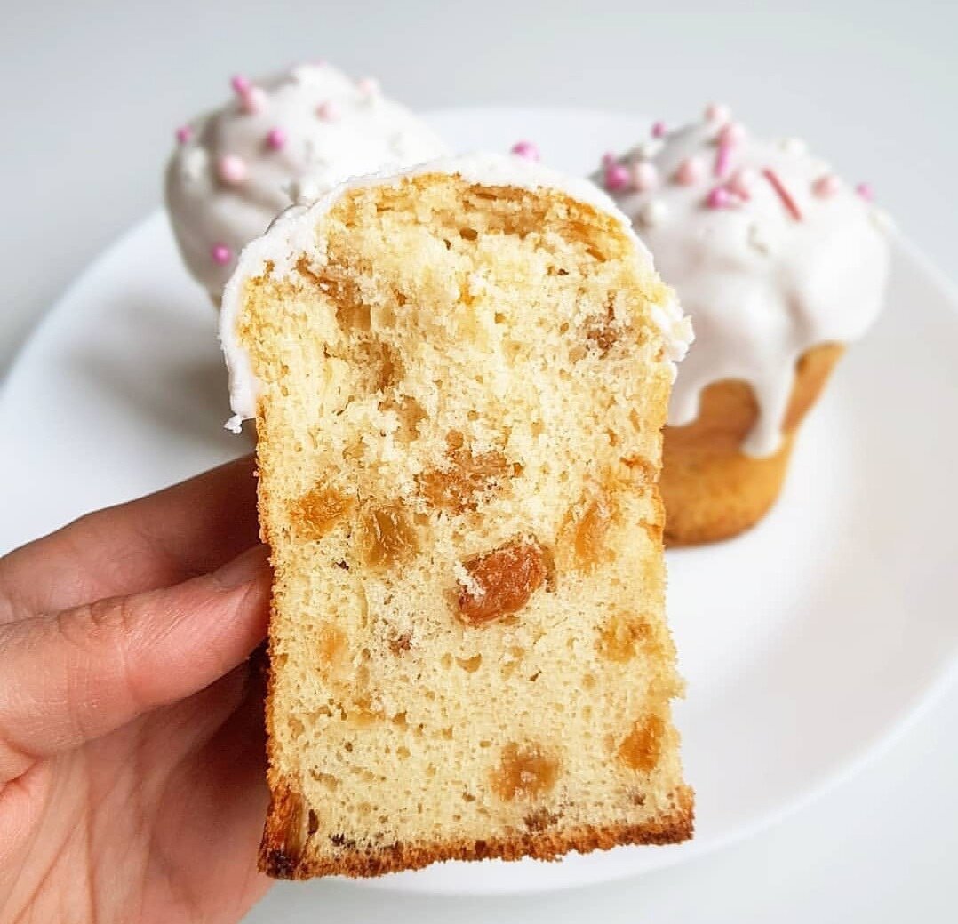 Творожный кулич на Пасху