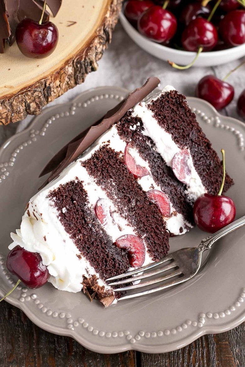 Торт "чёрный лес" (Black Forest Cake)