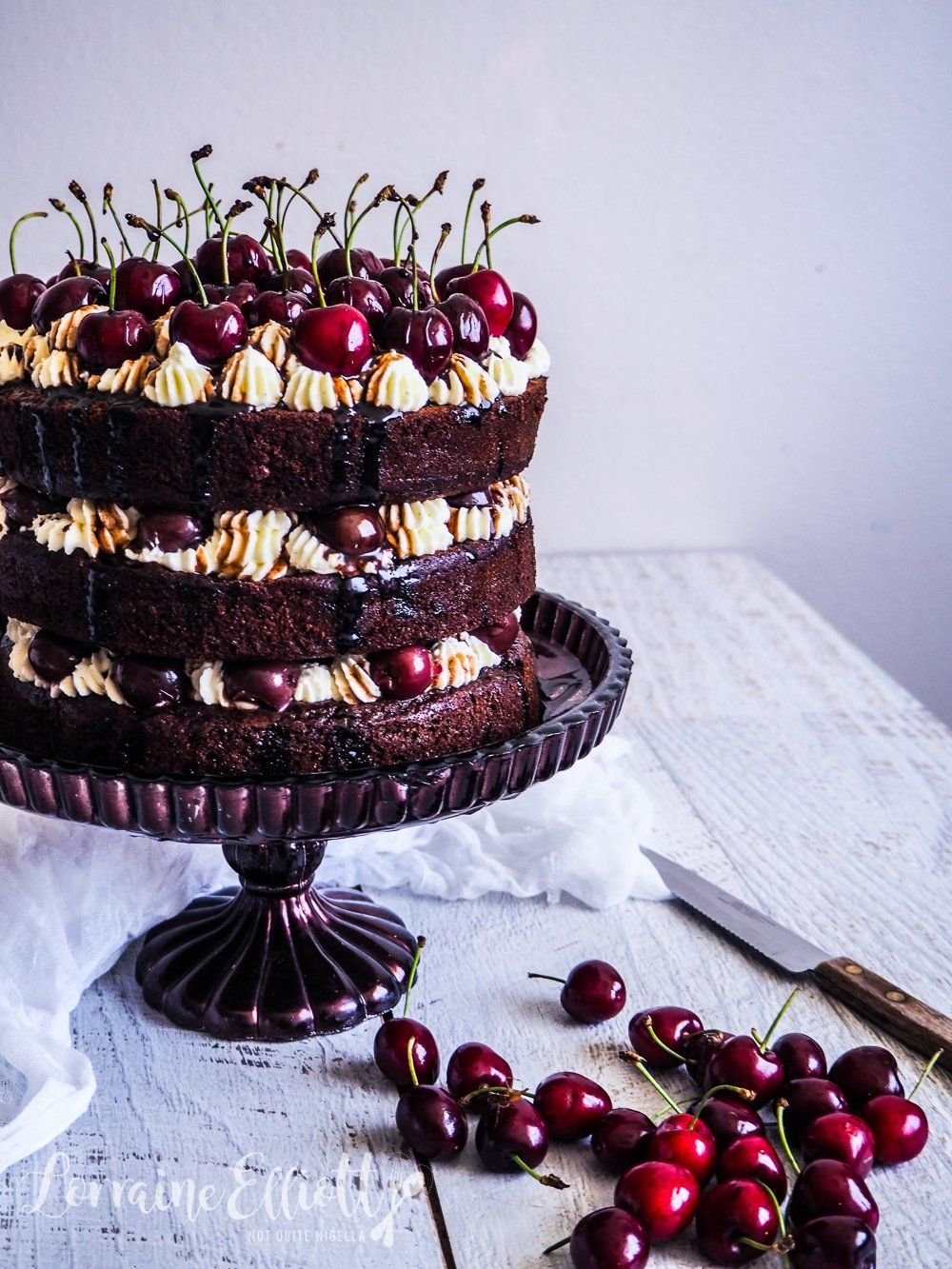 Торт "чёрный лес" (Black Forest Cake)