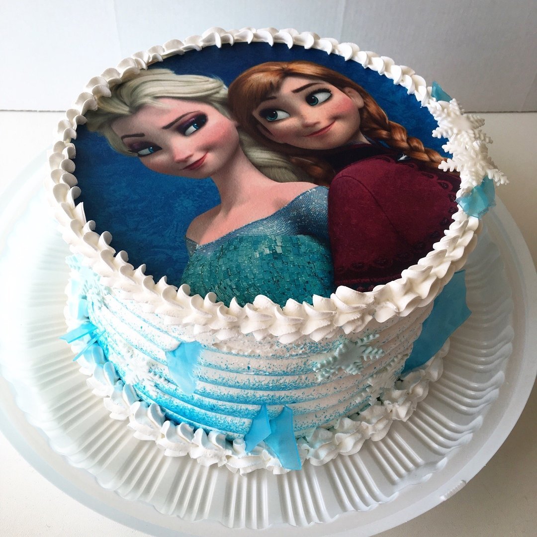 Frozen Elsa торт