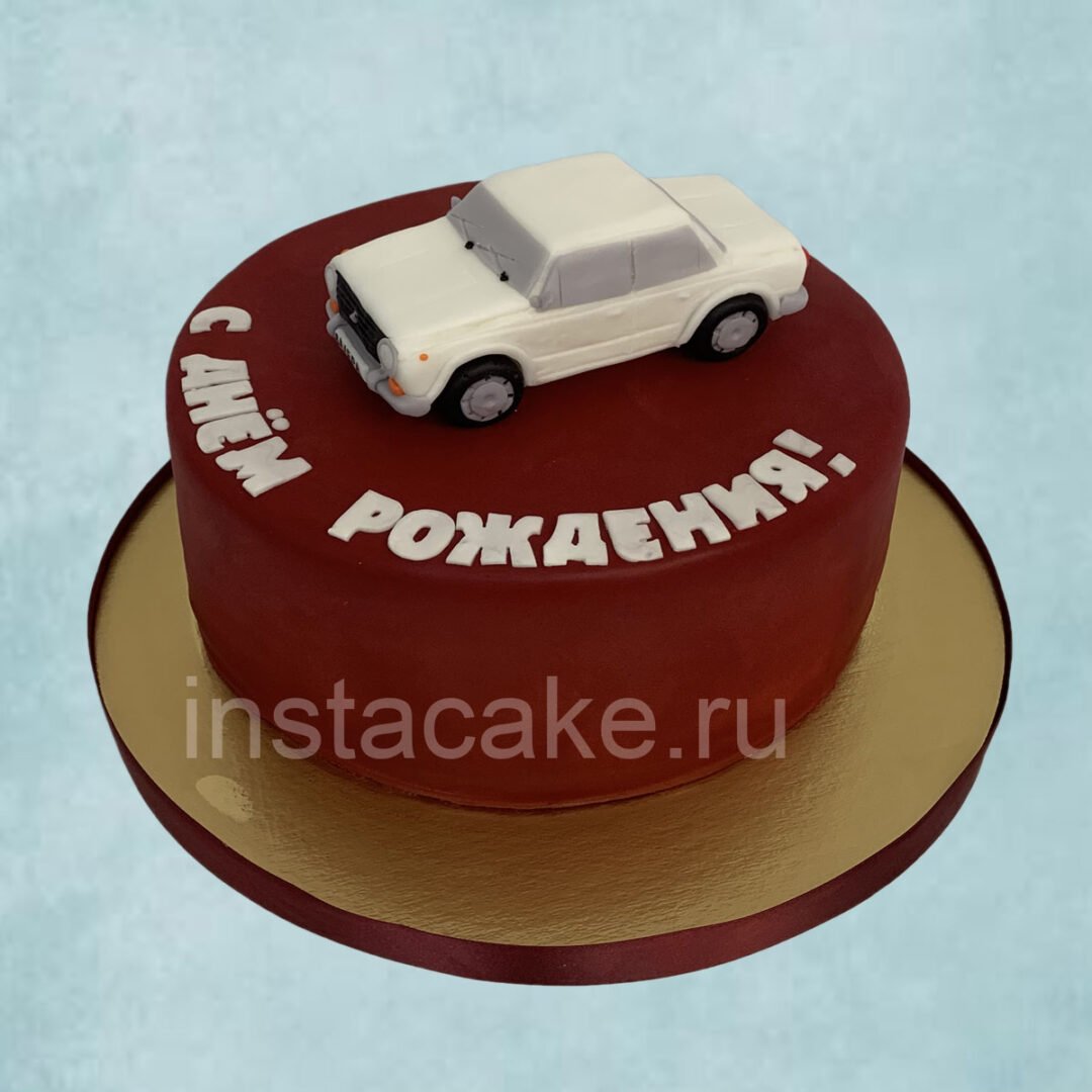 Детский торт без мастики мальчику
