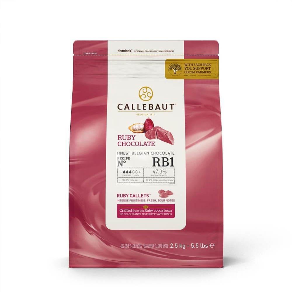 Шоколад Callebaut rb1 рубиновый