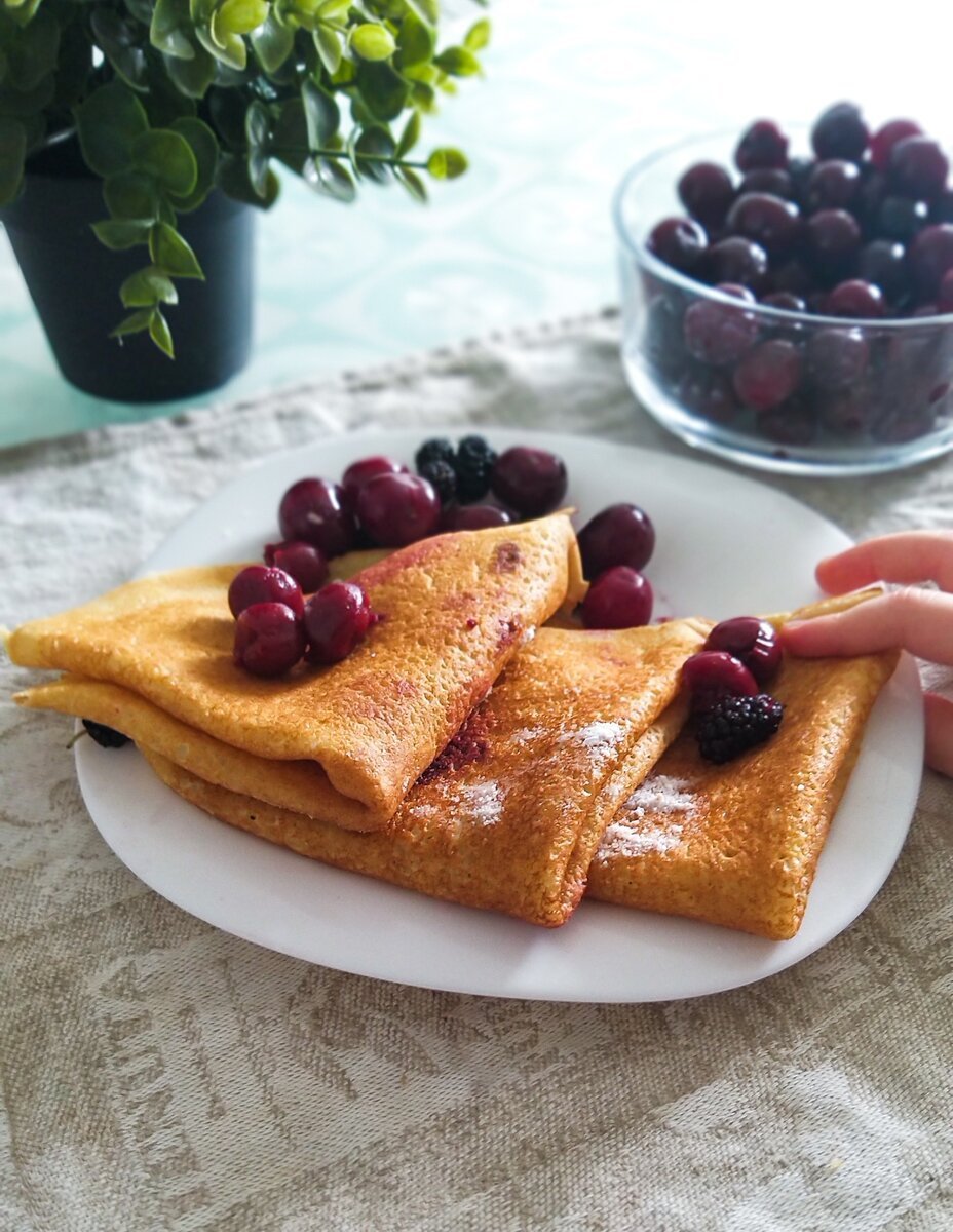 Лимонные блинчики