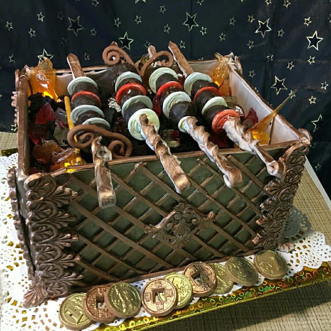 Торт из шашлыка