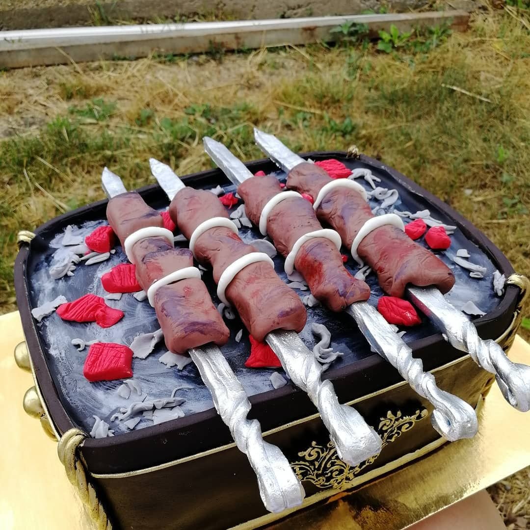 Шашлычный торт