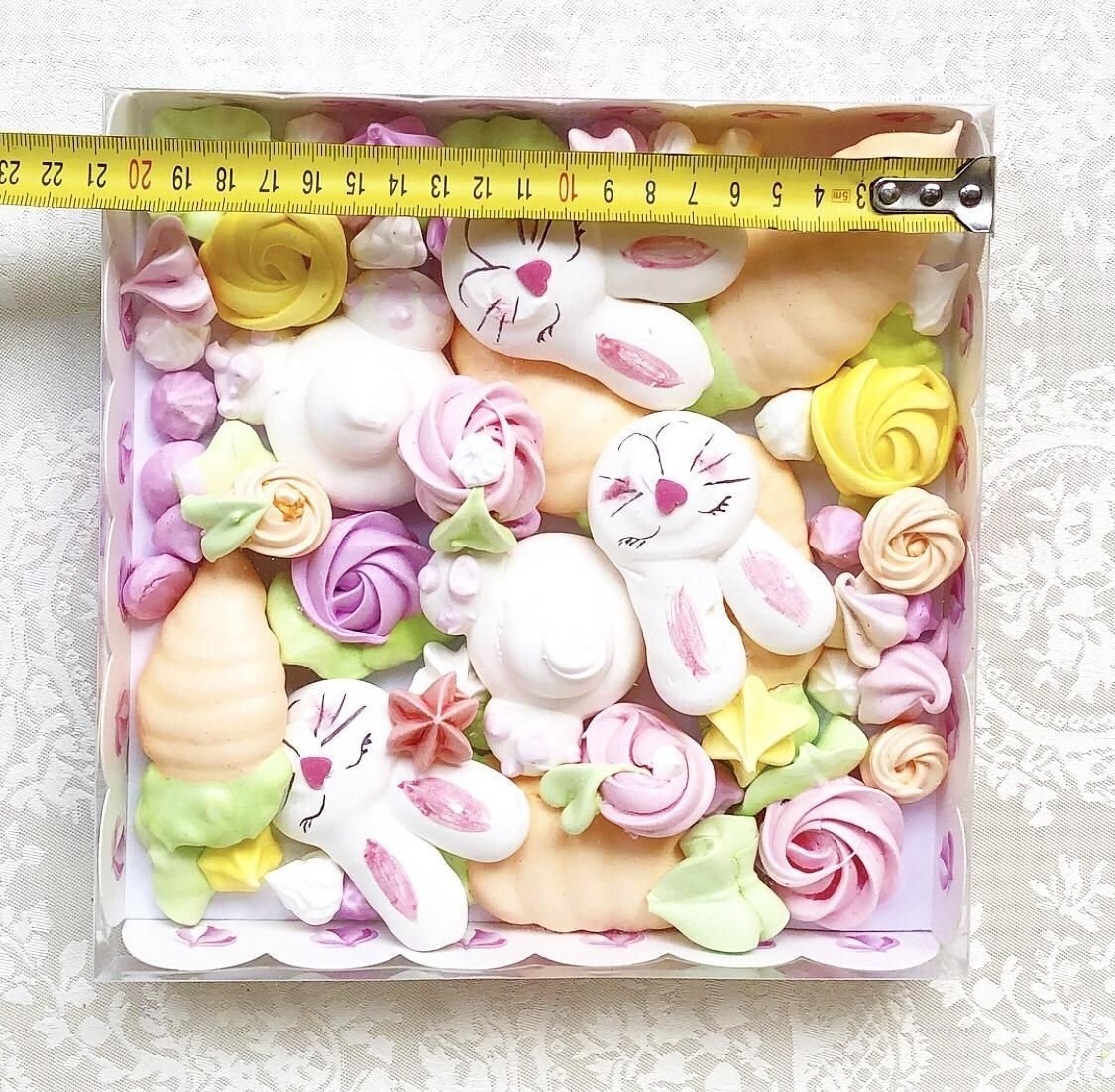 Фигурки из безе на Пасху