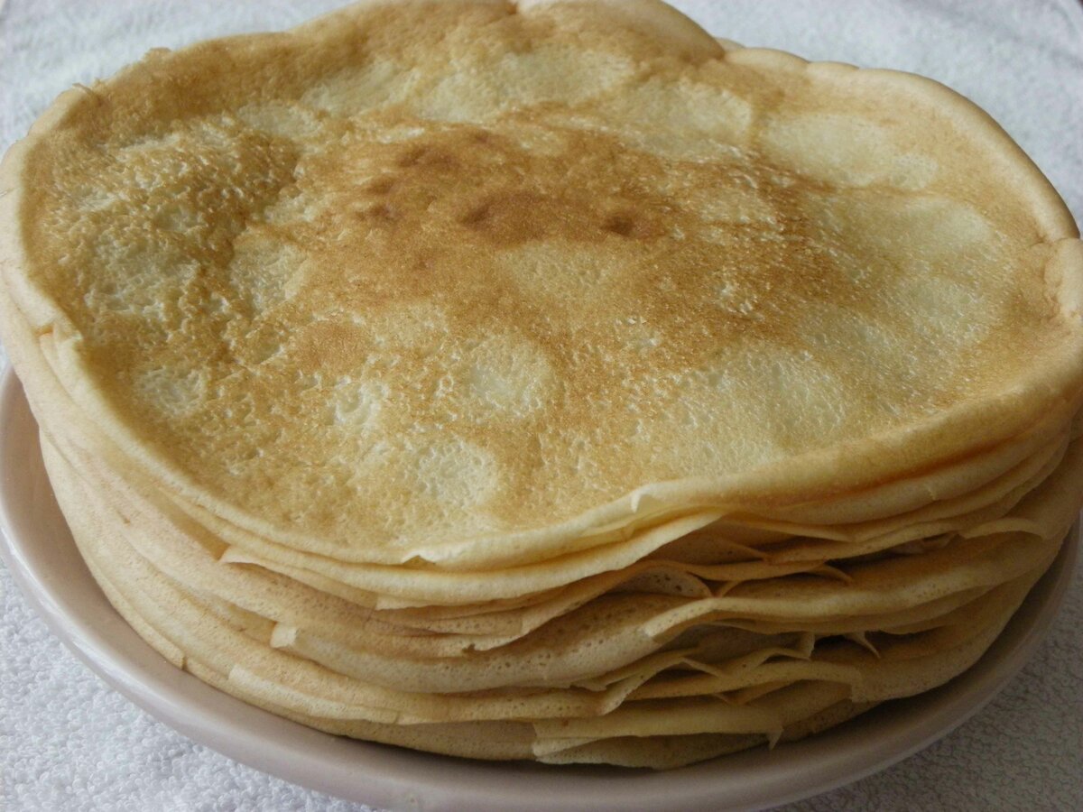 Готовые блины домашние