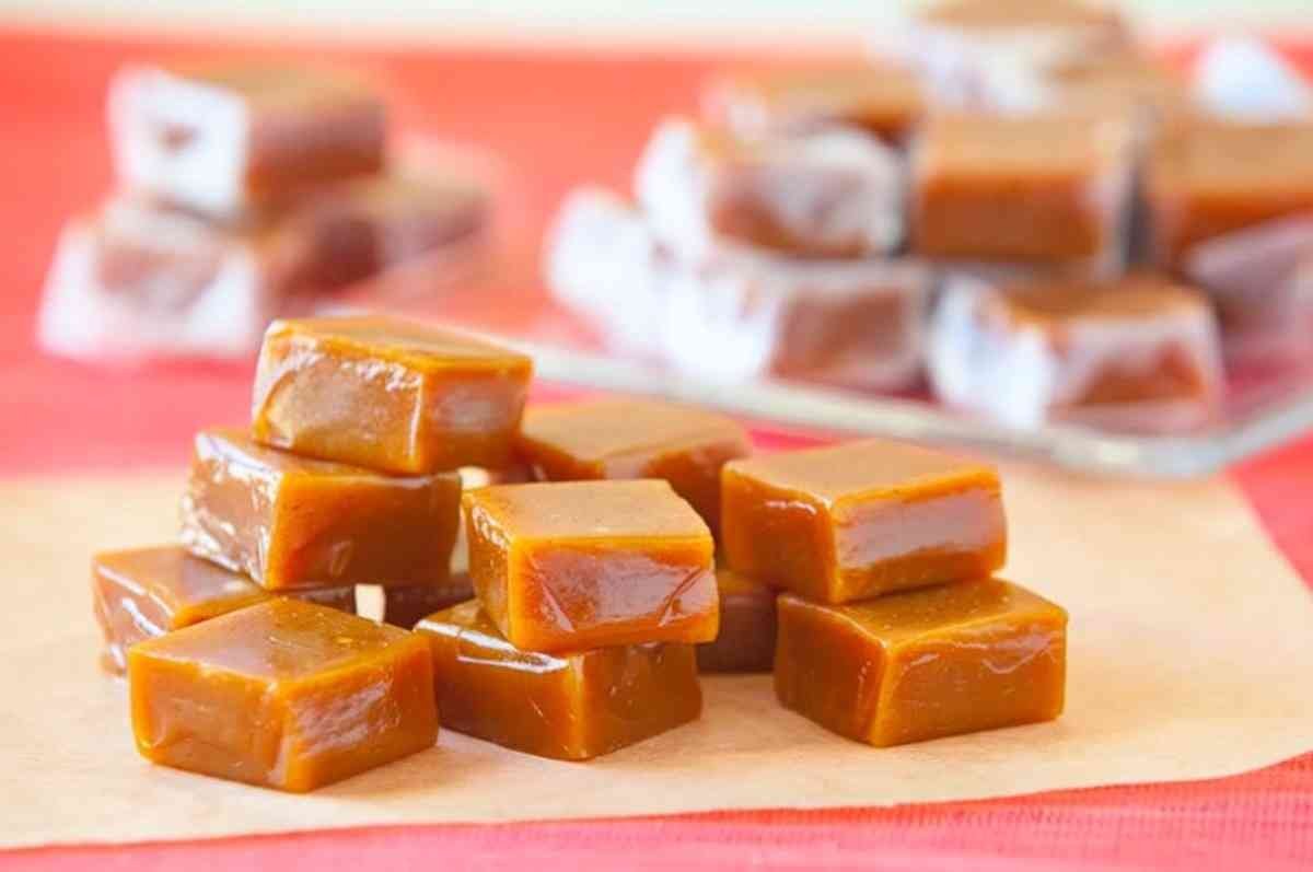 Карамельные конфеты с арахисом