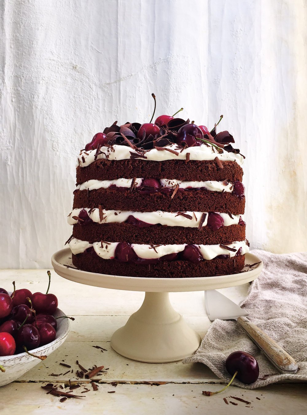 Торт "чёрный лес" (Black Forest Cake)