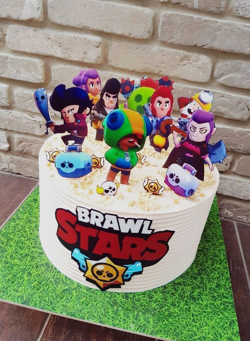 Торт с Brawl Stars торт