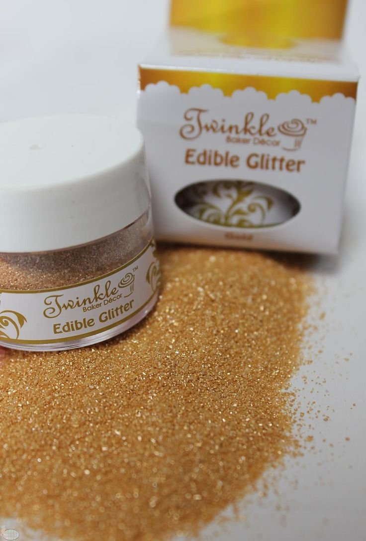 Edible glitter