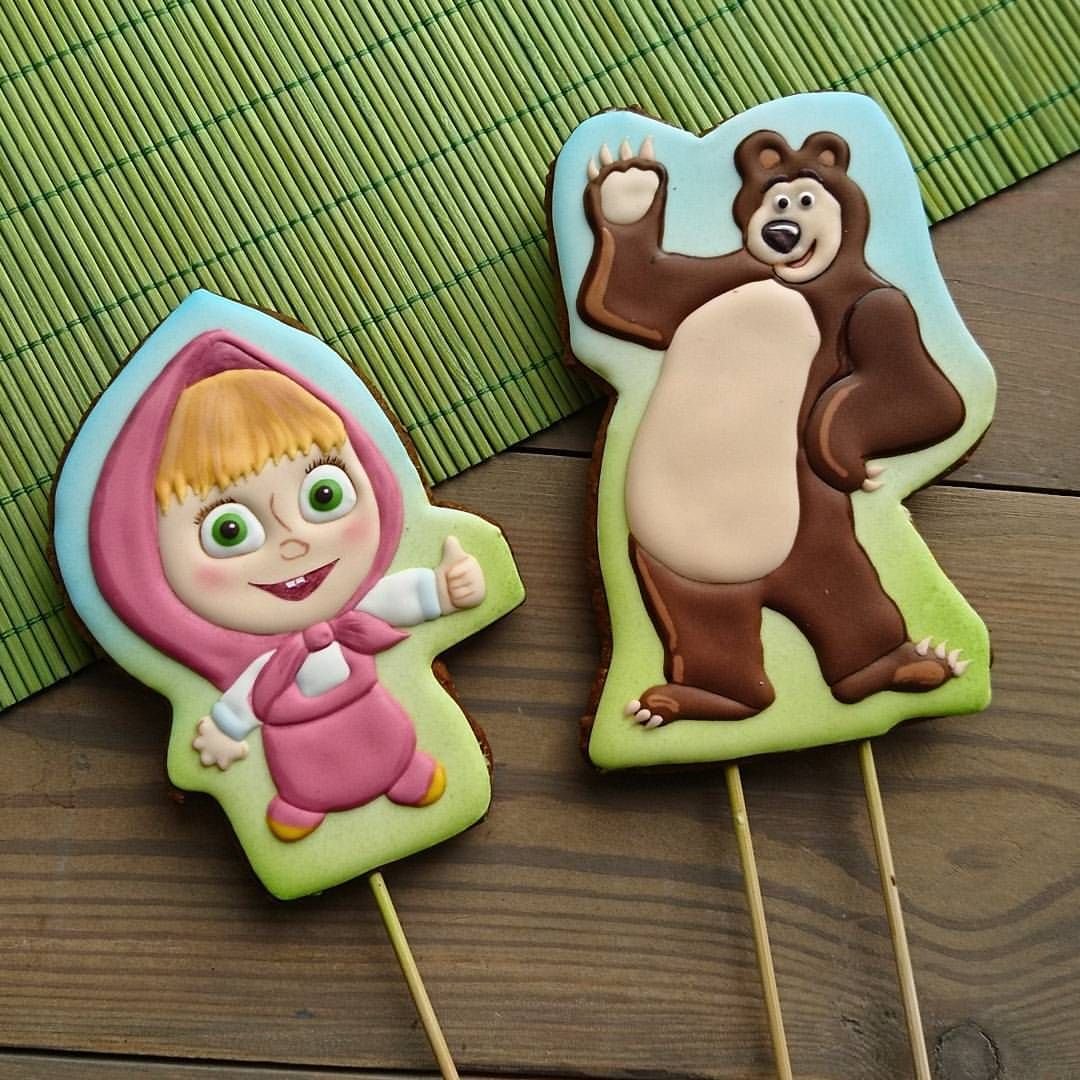 Имбирные пряники Маша и медведь