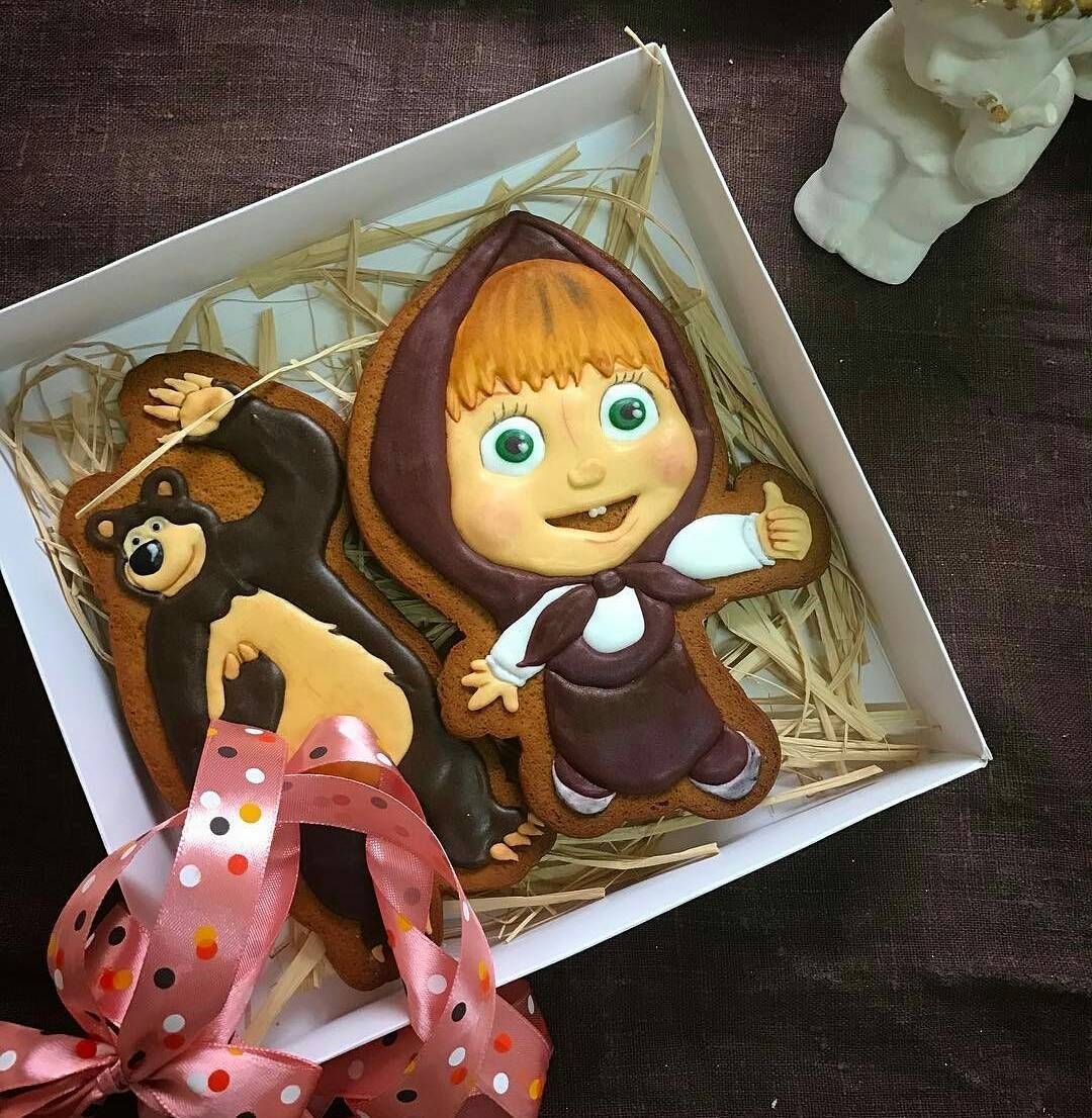Торт Маша и медведь на 2 года девочке