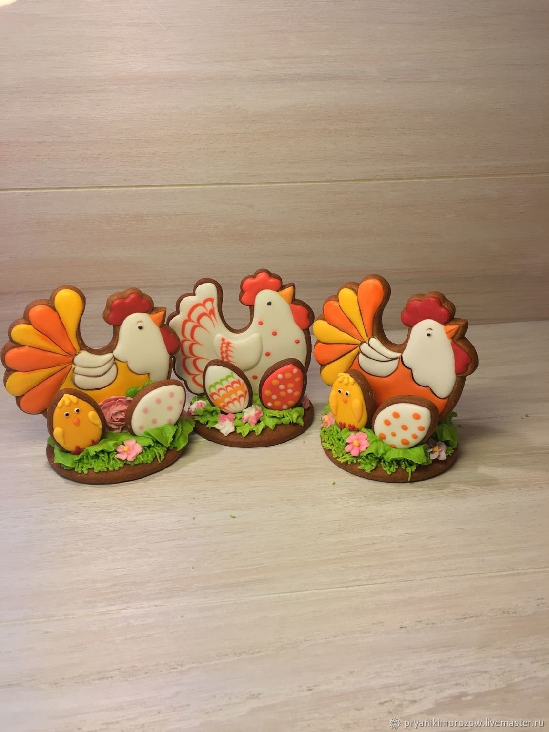 Пряничные пасхальные курочки