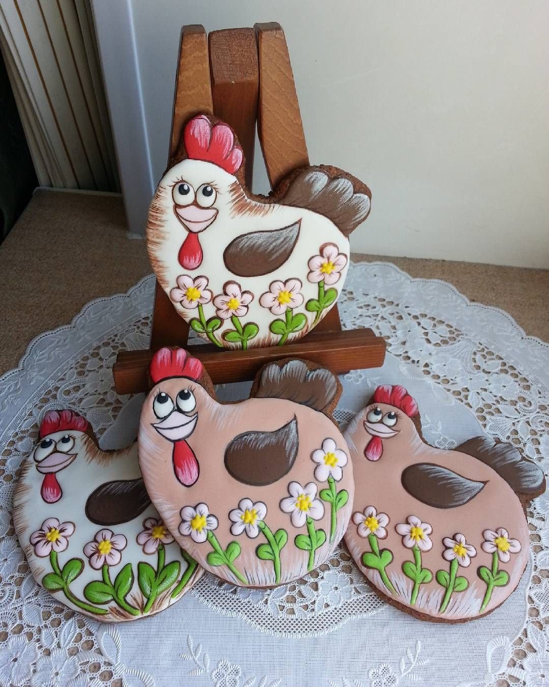 Айсинг пасхальные пряники