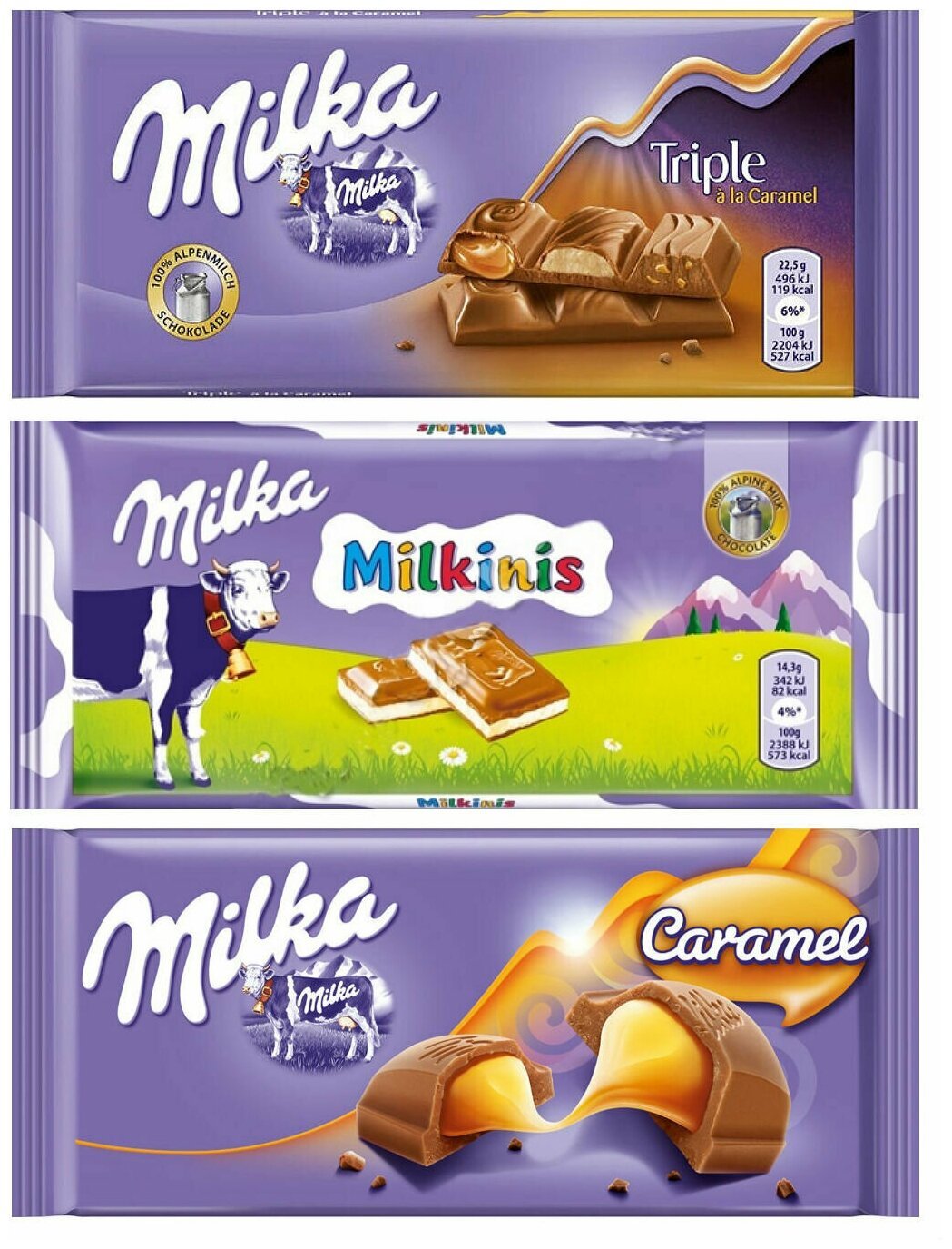 Много шоколадок Милка