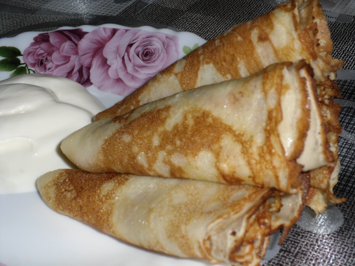Блины с красной икрой