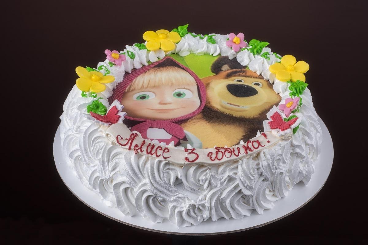 Торт Машенька и медведь