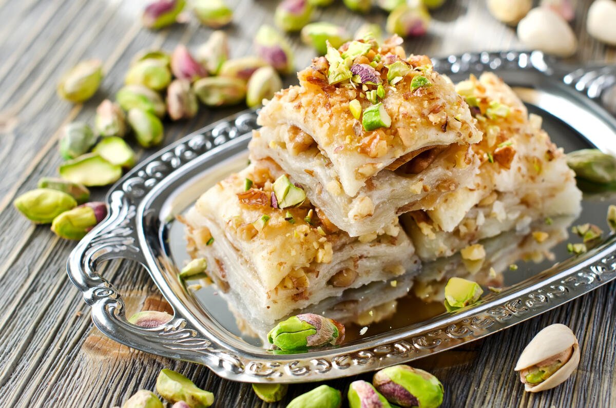Баклава с фисташками турецкая