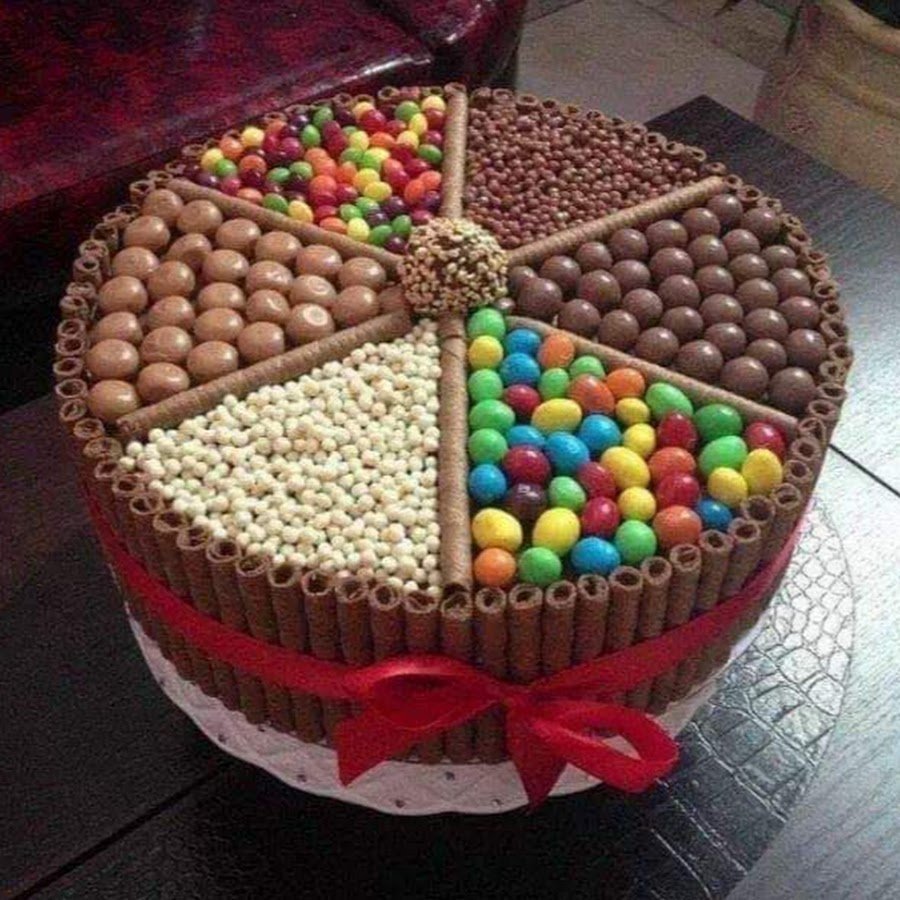 Торт с кит кат и ммдемс