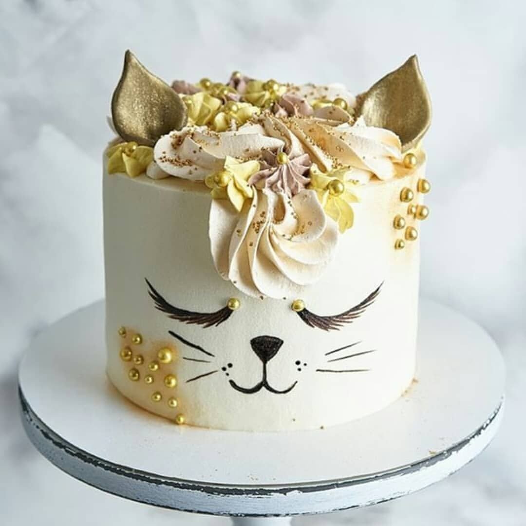 Торт кошка с ушками