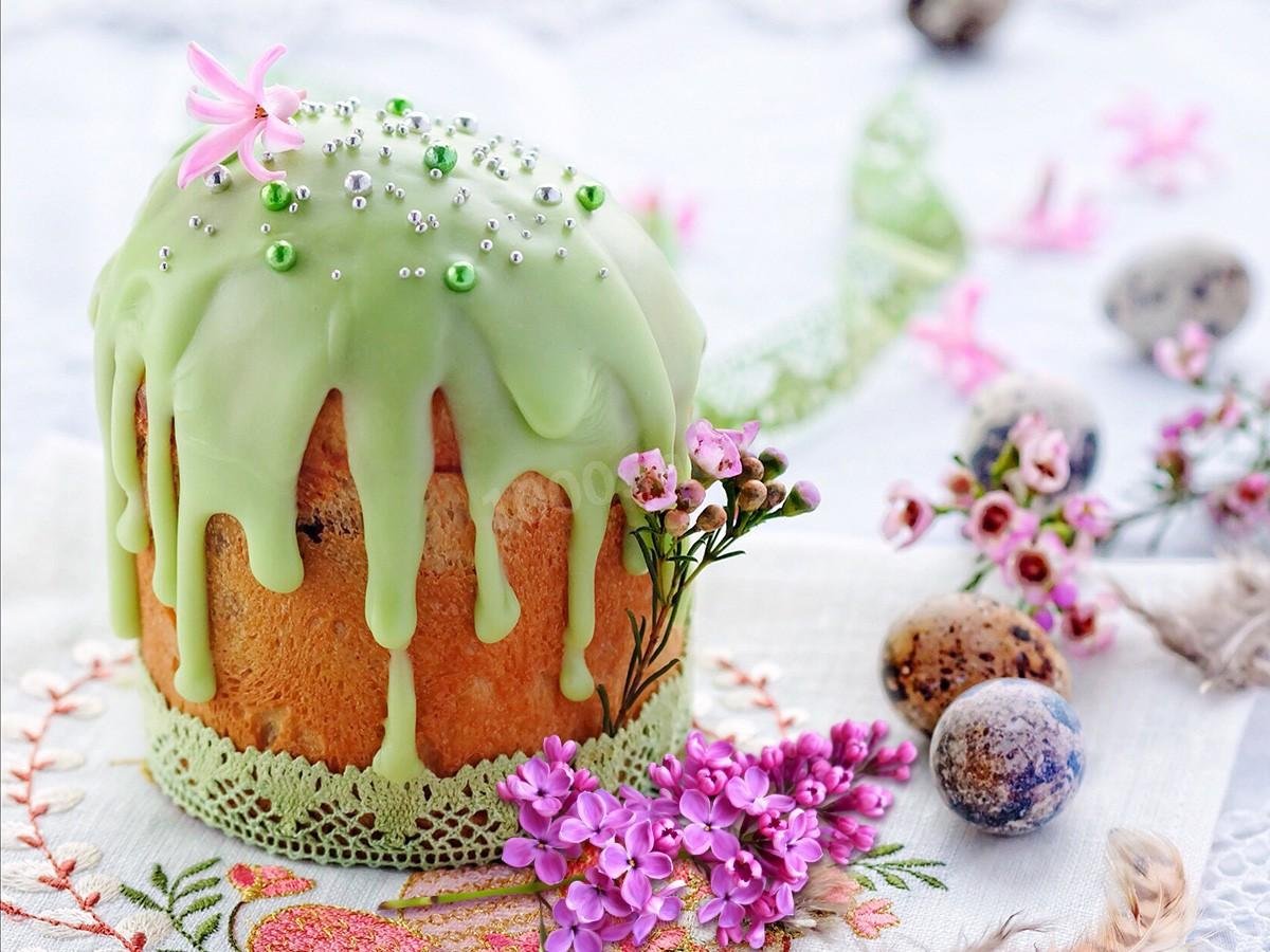 Украшение пасхальных куличей