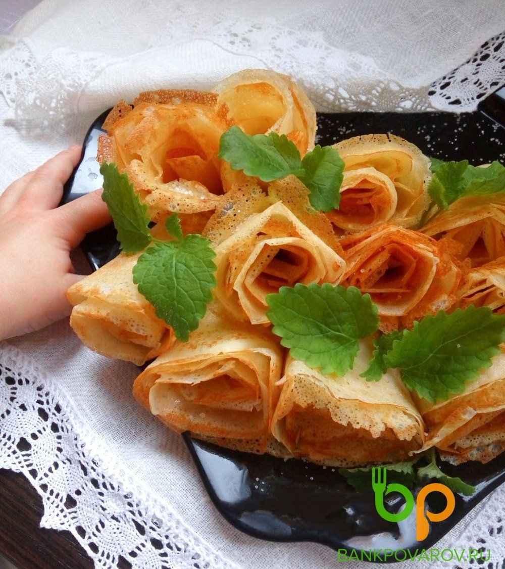 Ассорти из блинов с начинкой
