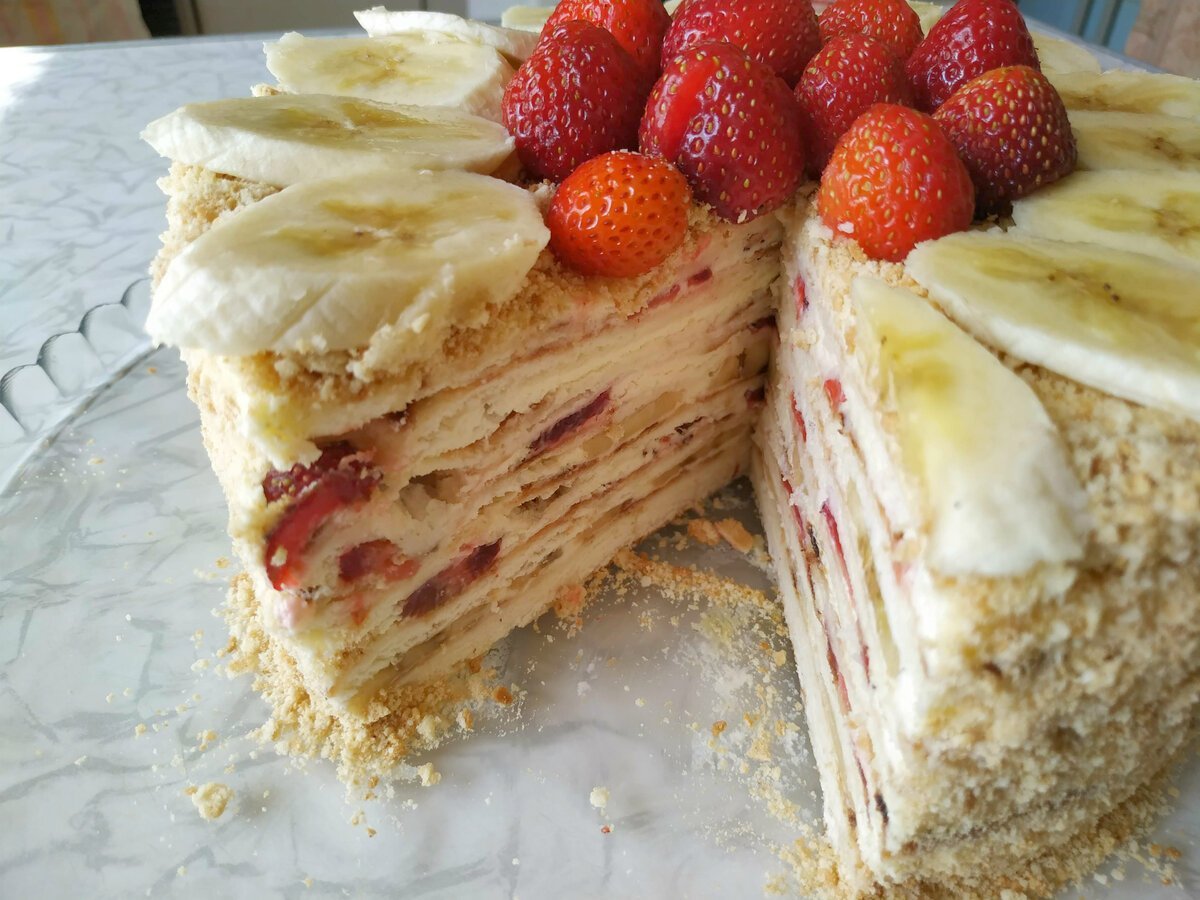 Пирожные бисквитные с масляным кремом