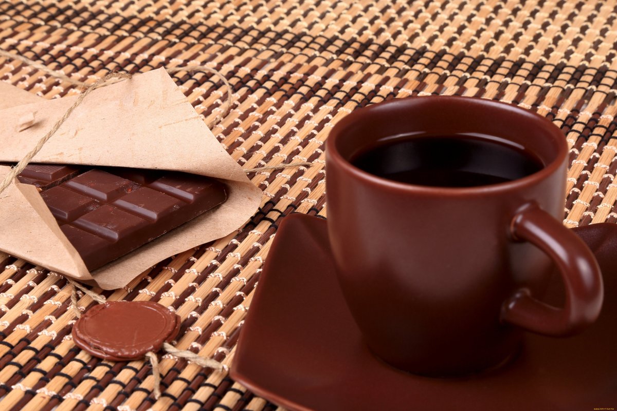 Кофе с шоколадкой