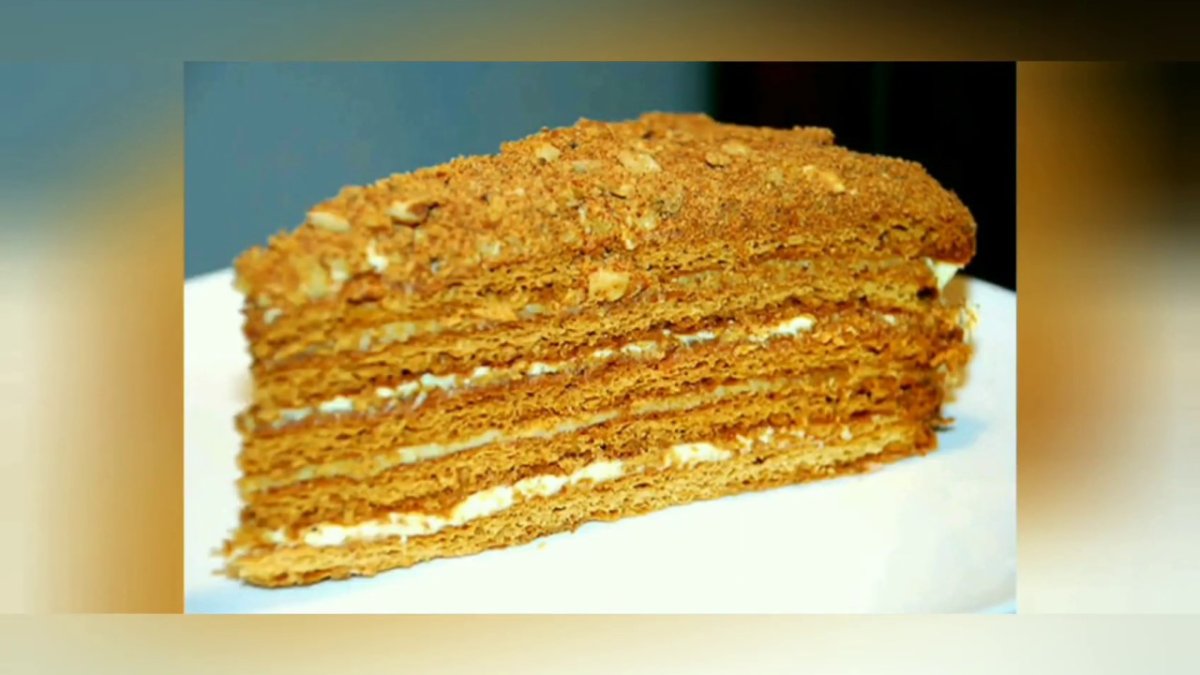 Медовик Рыжик коржи