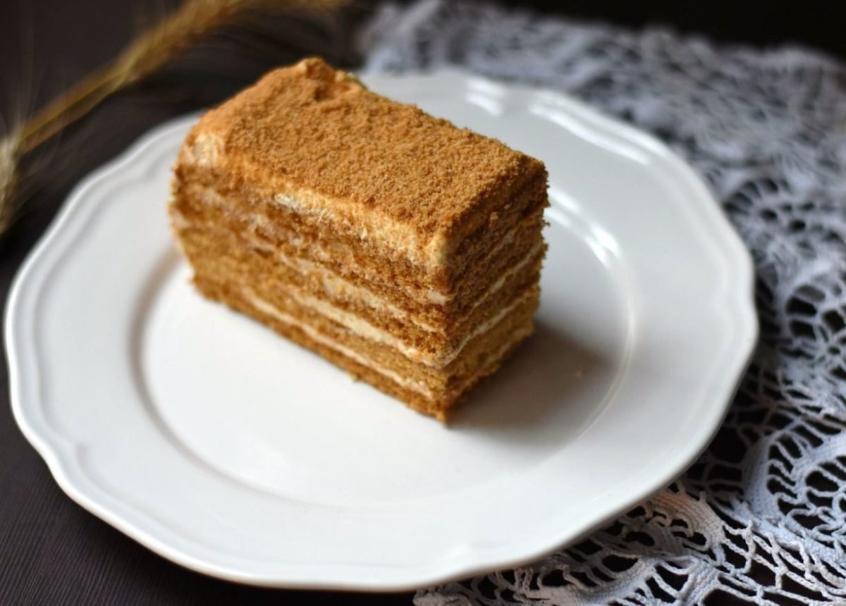 Торт Рыжик медовый