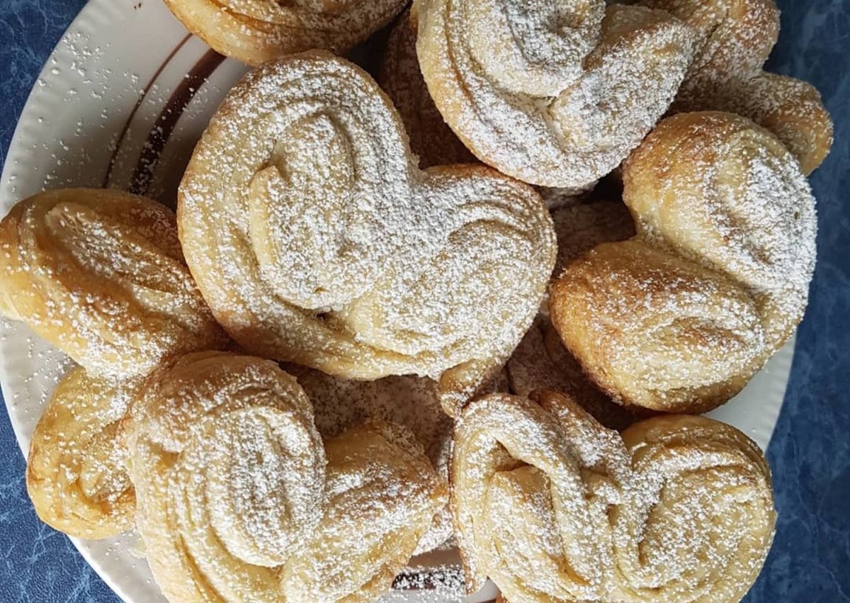 Слоеные ушки (palmiers