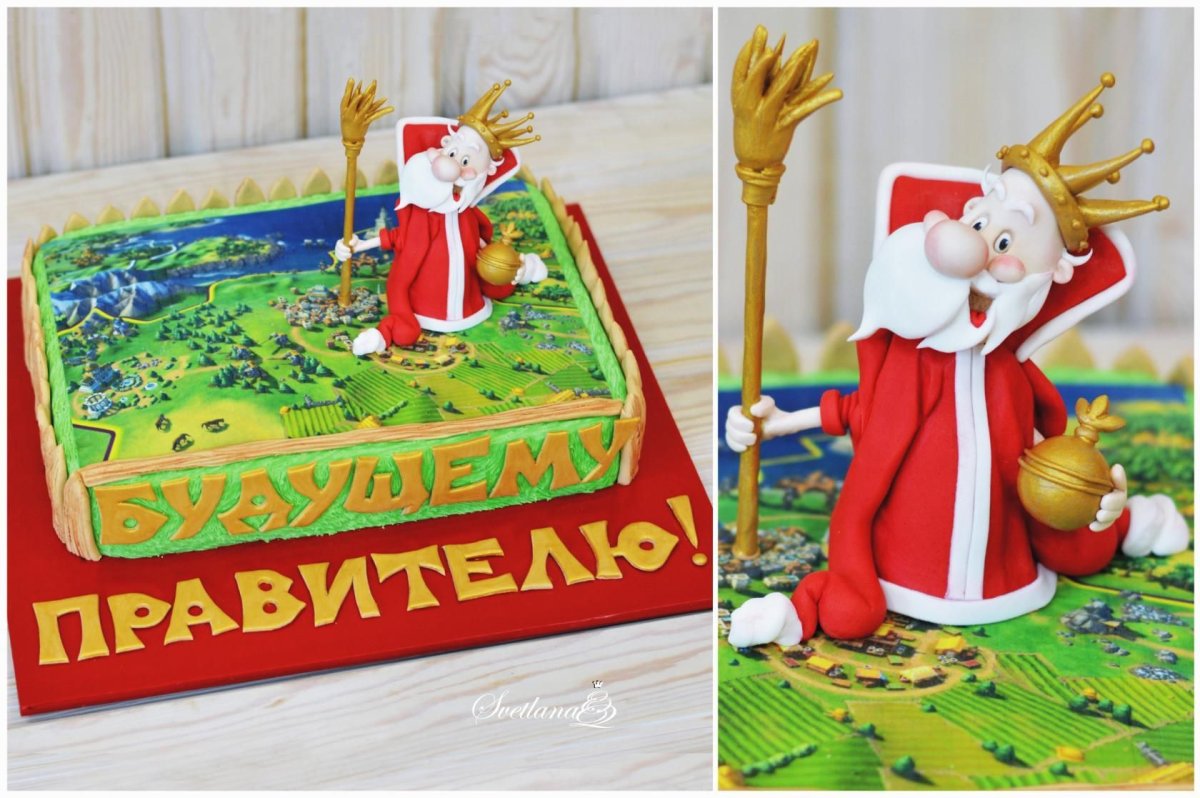 Торт с троном