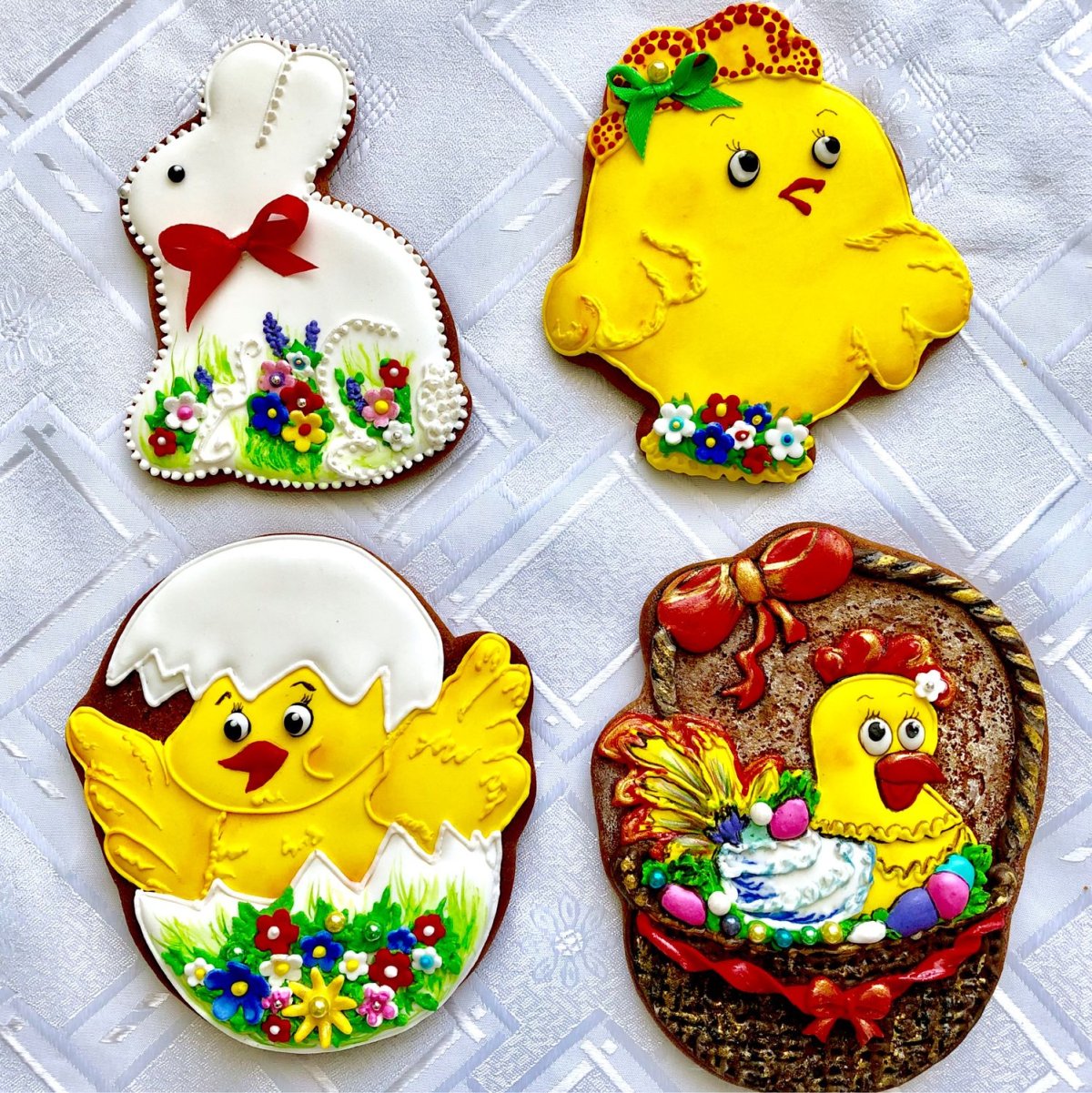 Пасхальные имбирные пряники