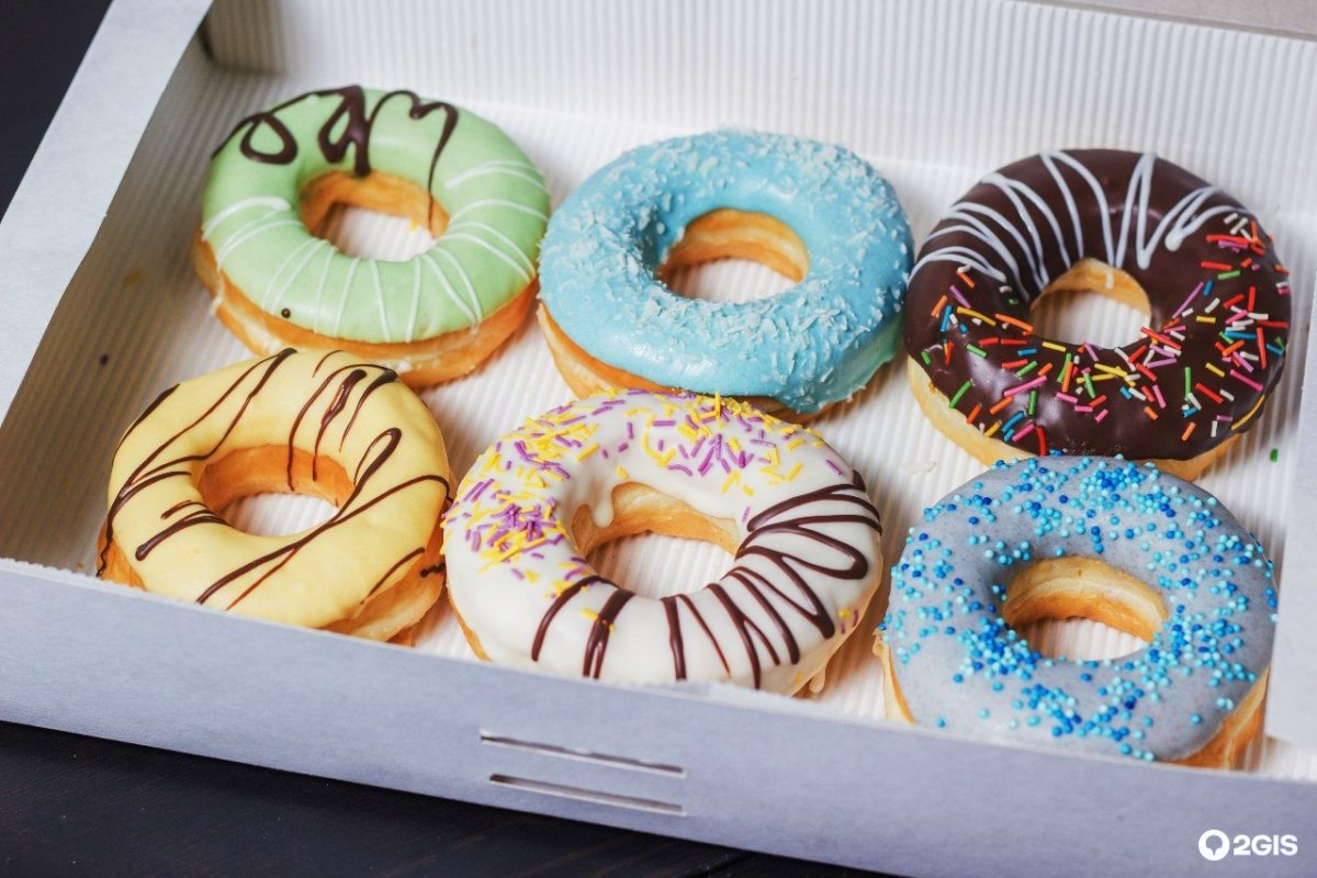 Коробка для пончиков Eco Donuts m 185х270х55