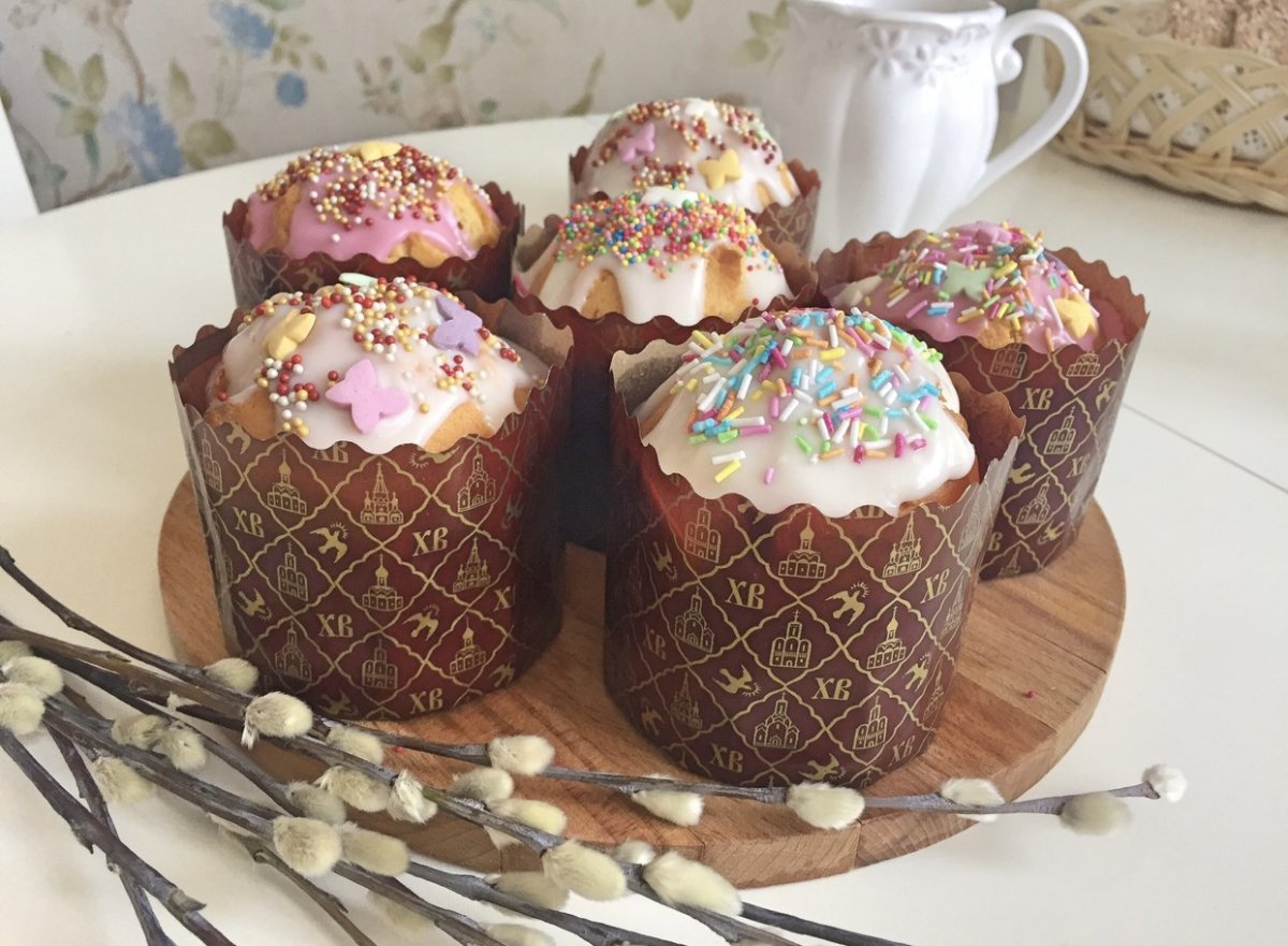 Кулич Пасхальный творожный