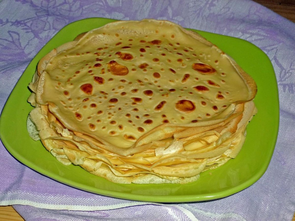 Тонкие блинчики