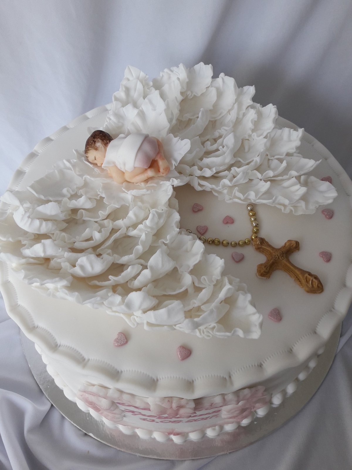 Таинство крещения торт