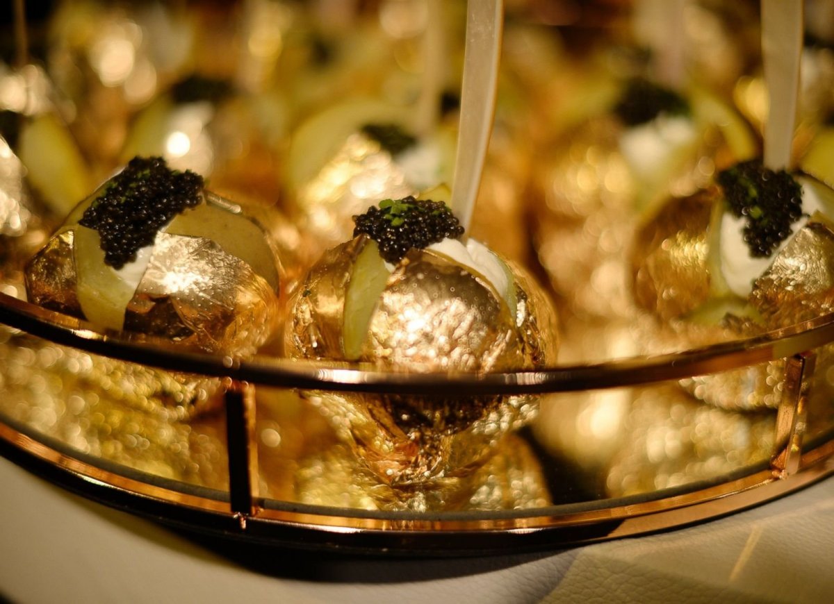 Golden Opulence Sundae