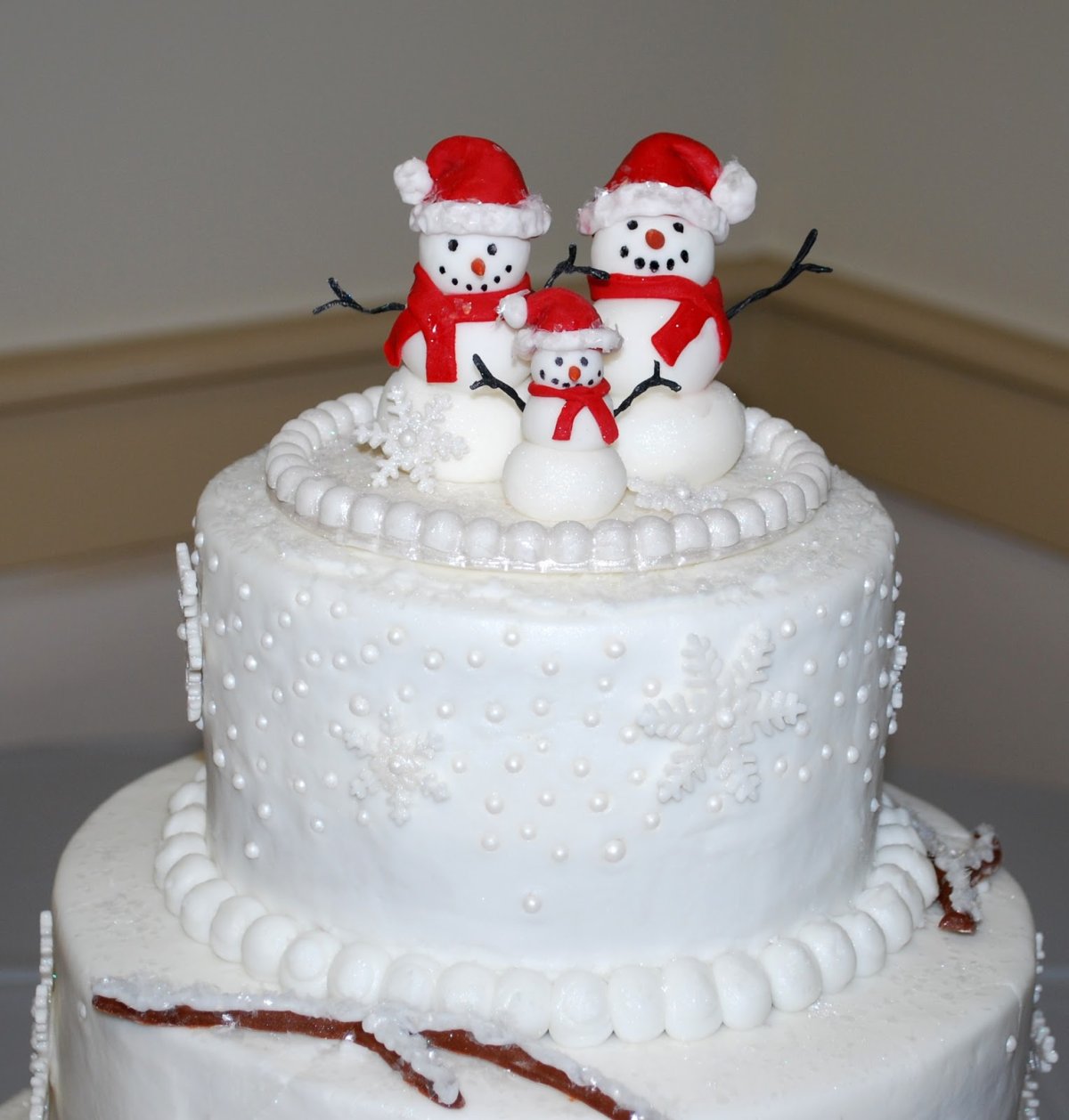 Snowman Cake