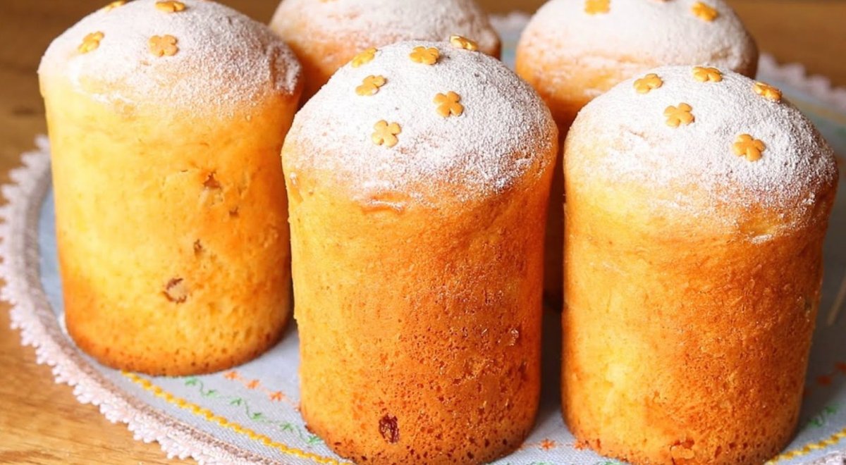 Кулич Пасхальный творожный