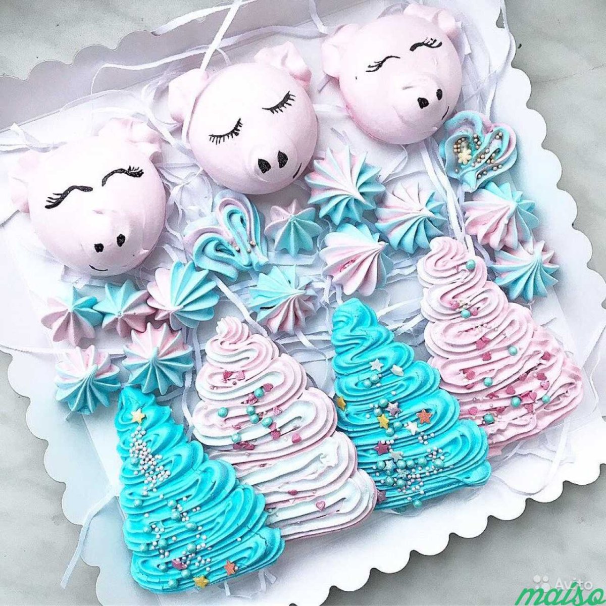 Зефир в домашних условиях Снеговик