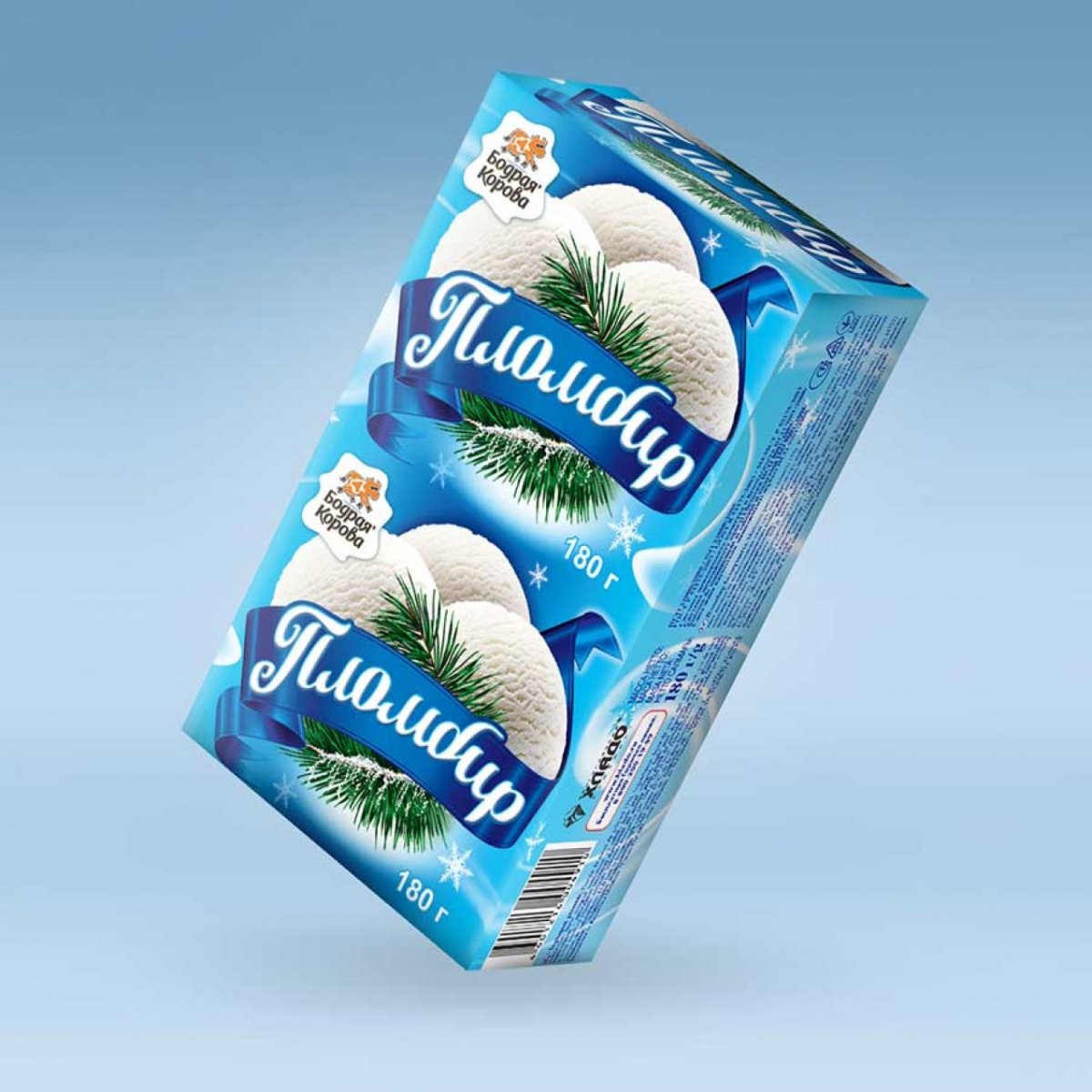 Фруктовый лёд в упаковке