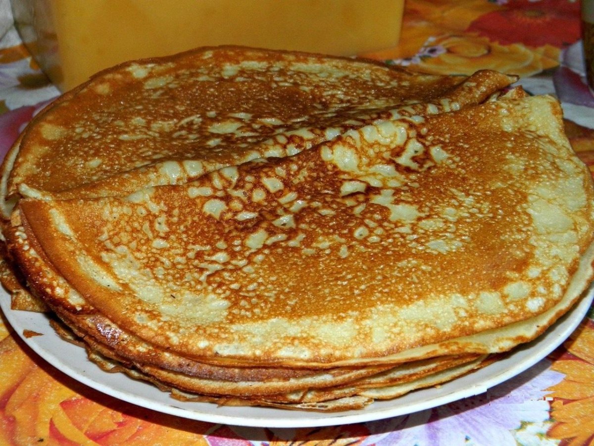 Блинчики на молоке